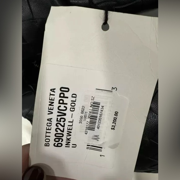 NWT Bottega Veneta Jodie Teen Intrecciato Hobo Bag Inkwell Green Gold Hardware - Picture 5 of 8
